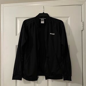 NWOT Black striped Adidas jacket